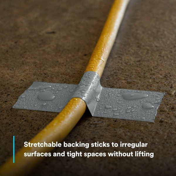 Duct Tape, Gray, 60 yd.L x 1-57/64 in.W