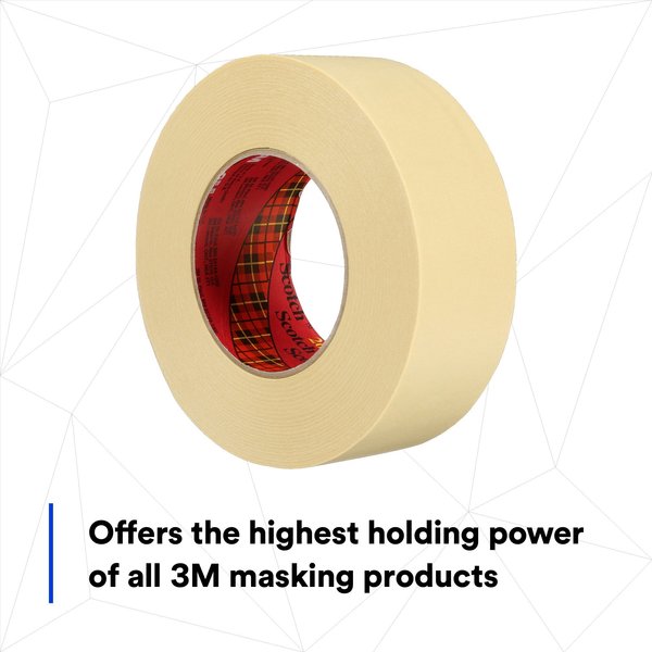 Masking Tape, Crepe Paper, Tan, PK24