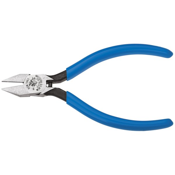 4 1/4 in Precision Diagonal Cutting Plier Semiflush Cut Pointed Nose Uninsulated