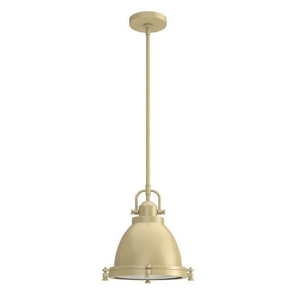Downrod Light, Modern Brass, 120 V, UL L