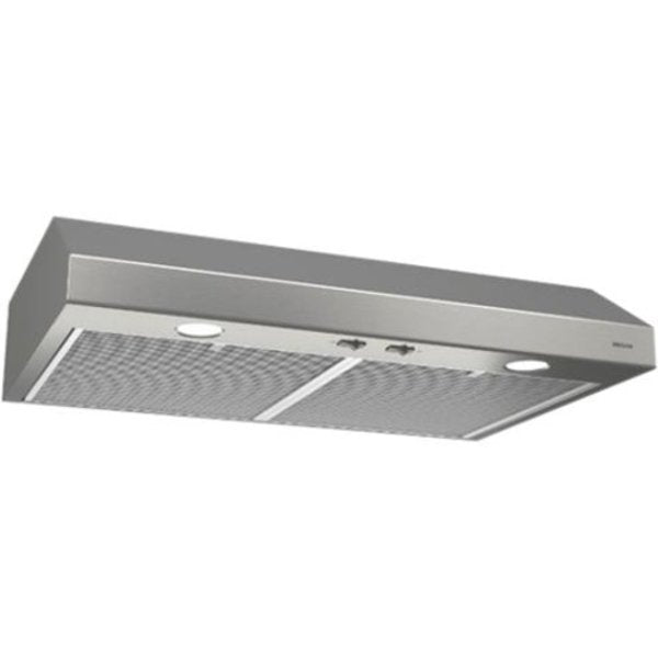 Range Hood, Under Cabinet, Silver, 1.4A