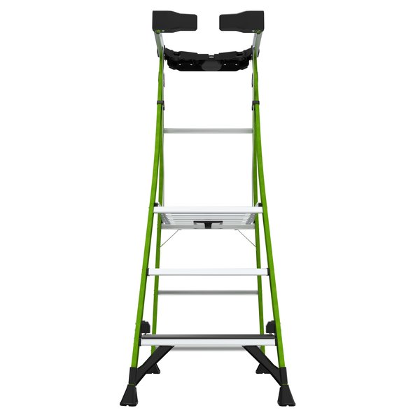 Platform Stepladder, 375 lb Cap., 3 ft H