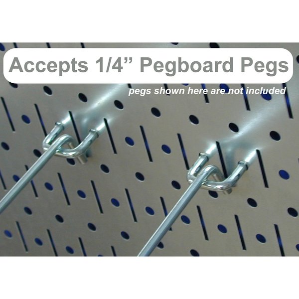 Industrial Pegboard Paint Organizer - Steel Peg Board