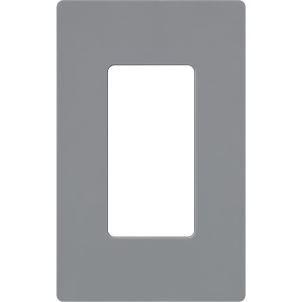 Designer Wall Plates, Number of Gangs: 1 Gloss Finish, Gray