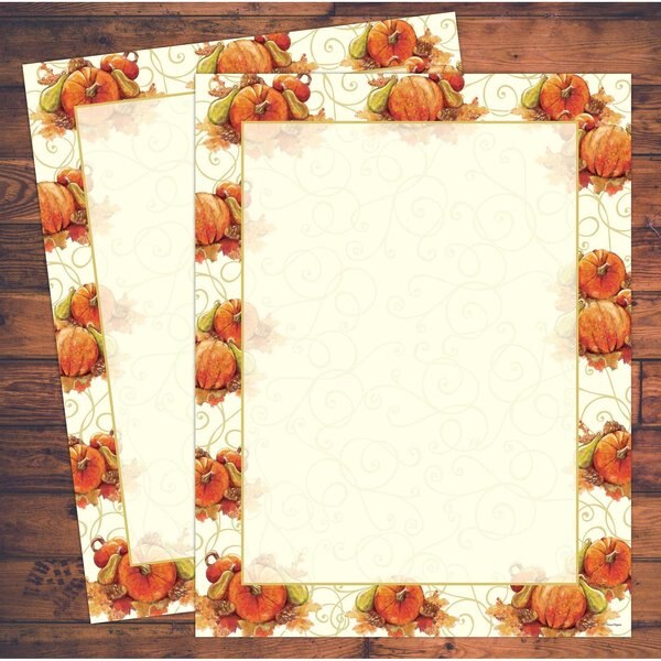 Stationery Letterhead, Pumpkin Swi, PK80