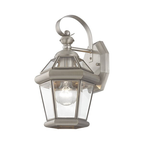Georgetown 1 Light Brushed Nickel Outdoo