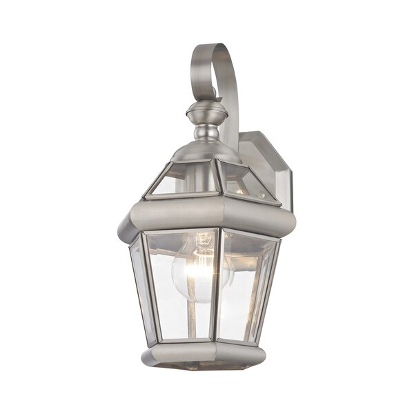 Georgetown 1 Light Brushed Nickel Outdoo