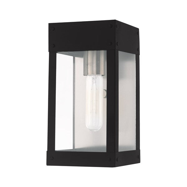 Barrett 1 Light Black Outdoor Wall Lantern