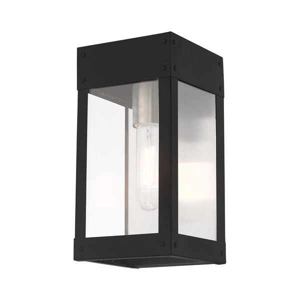 Barrett 1 Light Black Outdoor Wall Lantern