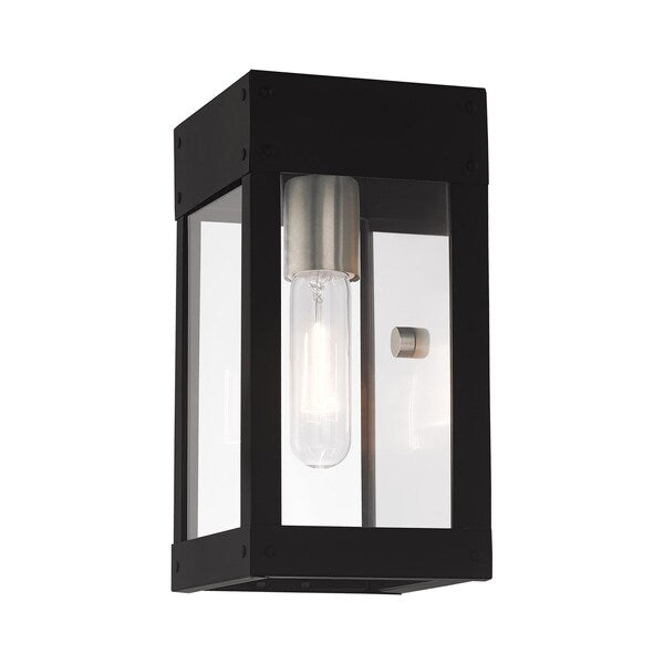 Barrett 1 Light Black Outdoor Wall Lantern