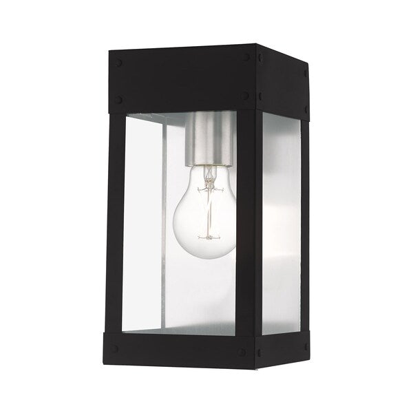 Barrett 1 Light Black Outdoor Wall Lantern