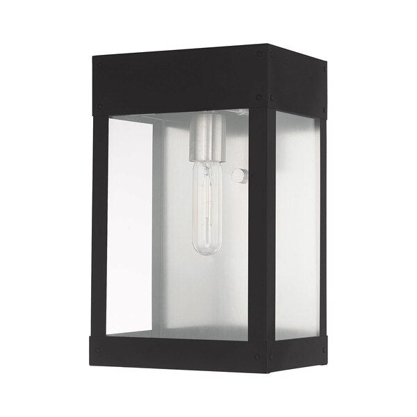 Barrett 1 Light Black Outdoor Wall Lantern