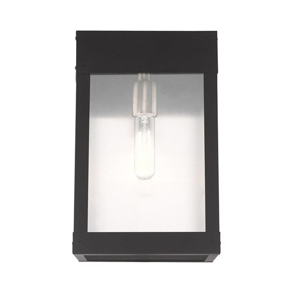 Barrett 1 Light Black Outdoor Wall Lantern