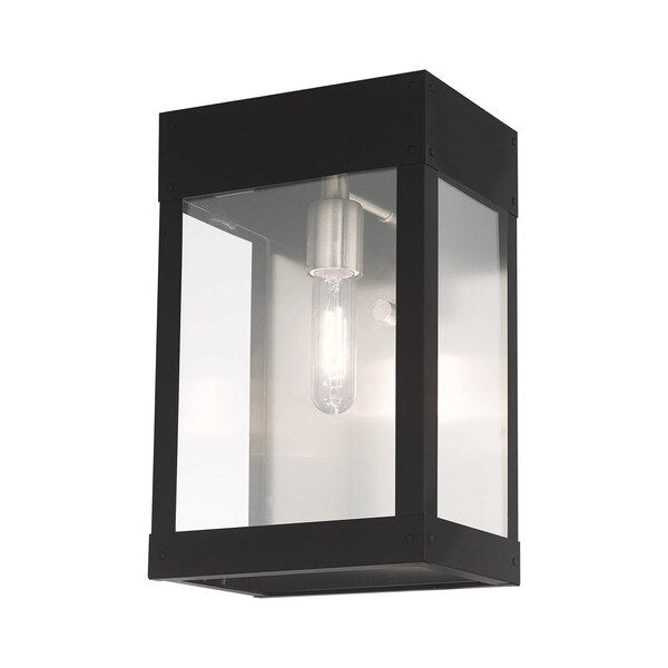 Barrett 1 Light Black Outdoor Wall Lantern