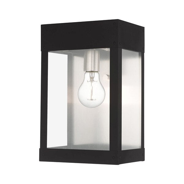Barrett 1 Light Black Outdoor Wall Lantern