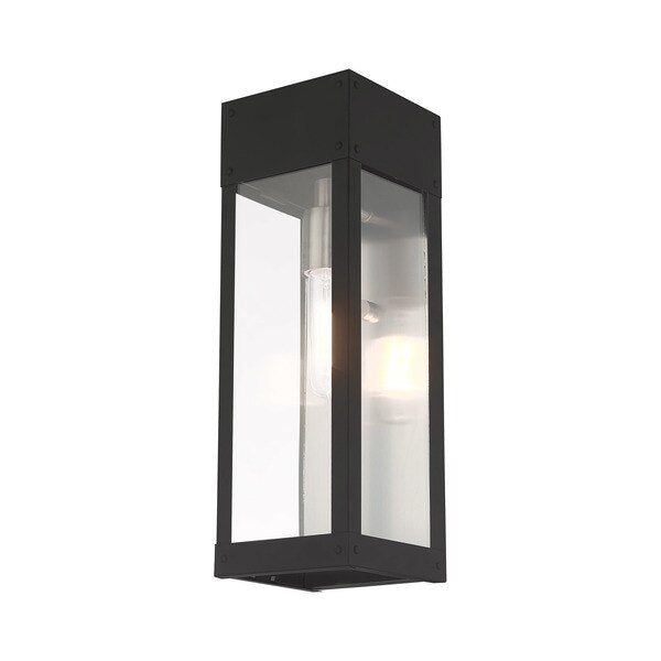 Barrett 1 Light Black Outdoor Wall Lante