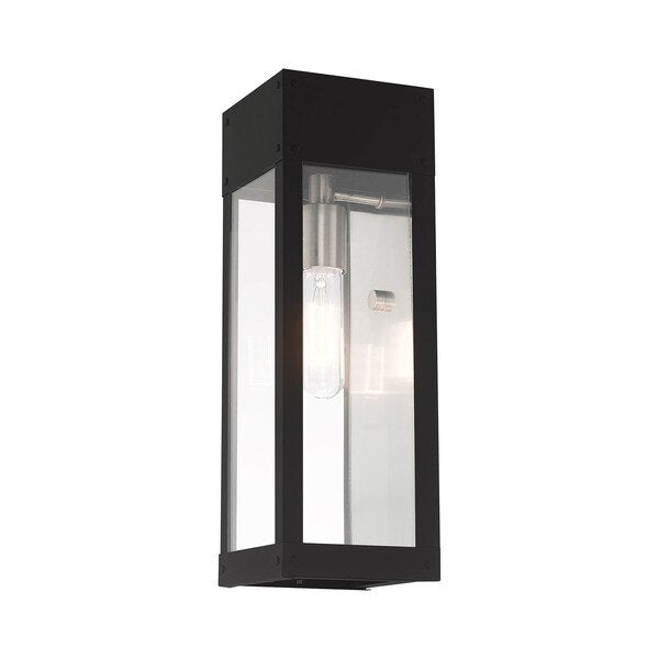 Barrett 1 Light Black Outdoor Wall Lante