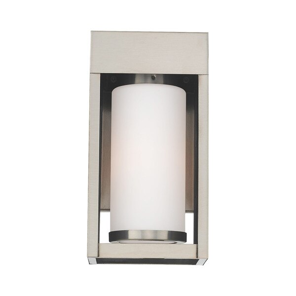 Bleecker 1 Light Brushed Nickel Outdoor