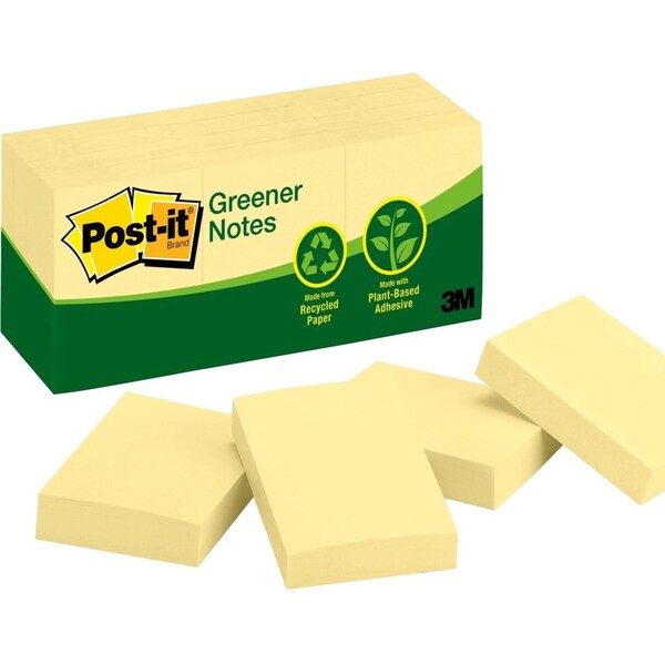Post-It Notes, 2inx1.5in, Canary Yellow