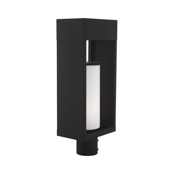 Bleecker 1 Light Black Outdoor Post Top Lantern