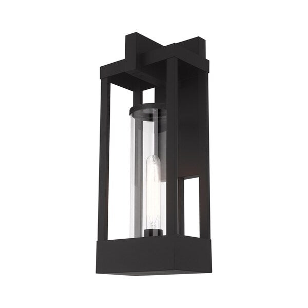 Delancey 1 Light Black Outdoor Wall Lant
