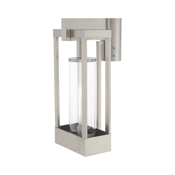 Delancey 1 Light Brushed Nickel Outdoor Post Top Lantern