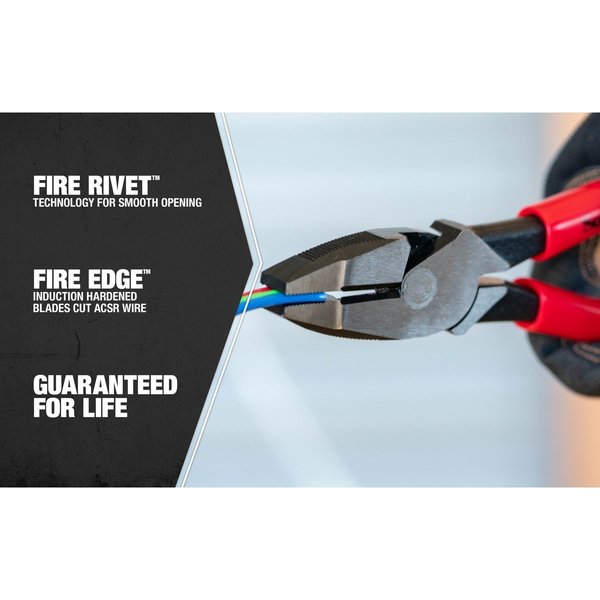 Hi Lev Side Cut Pliers Dip Handle 9In