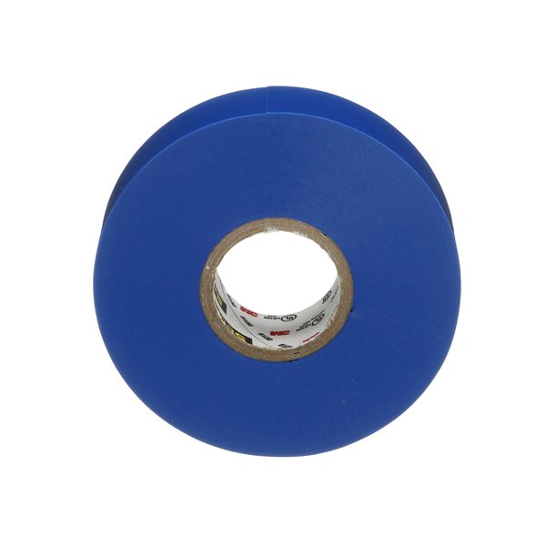 Vinyl Electrical Tape, 35, Scotch, 3/4 in W x 66 ft L, 7 mil thick, Blue, 1 Pack