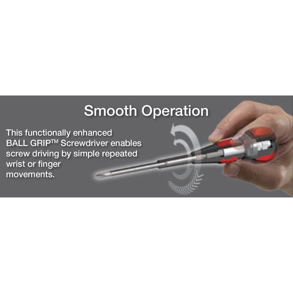 BALL GRIP Ratchet Screwdriver No.2200 +2