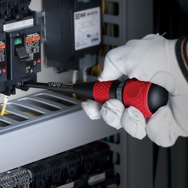 BALL GRIP Ratchet Screwdriver No.2200 +2