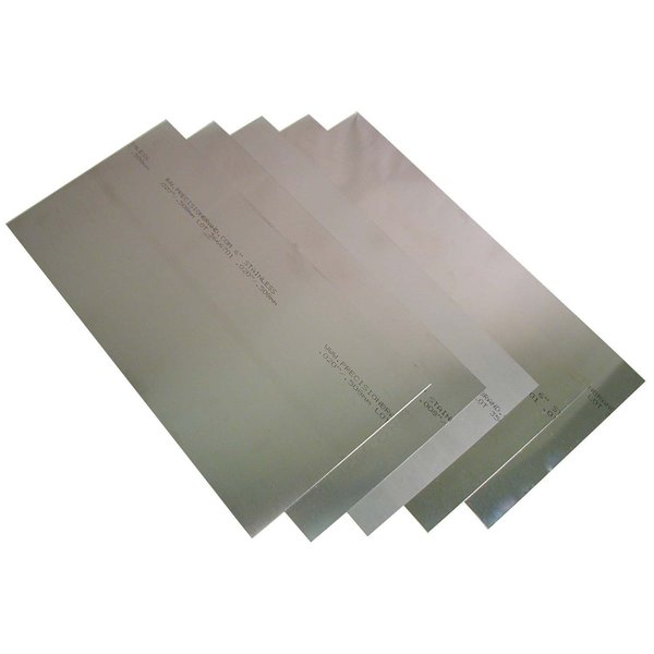ShimStock, Sheet, Cold302 SS, 0.0310In, PK2