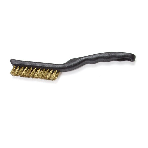 Brass Detail Brush, Black Plastic, PK 12