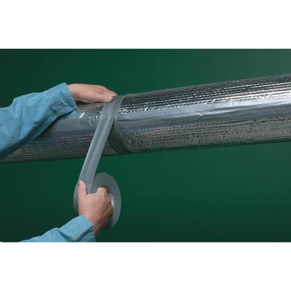 Duct Tape, 2 In x 60 yd, 10.5 mil, Black