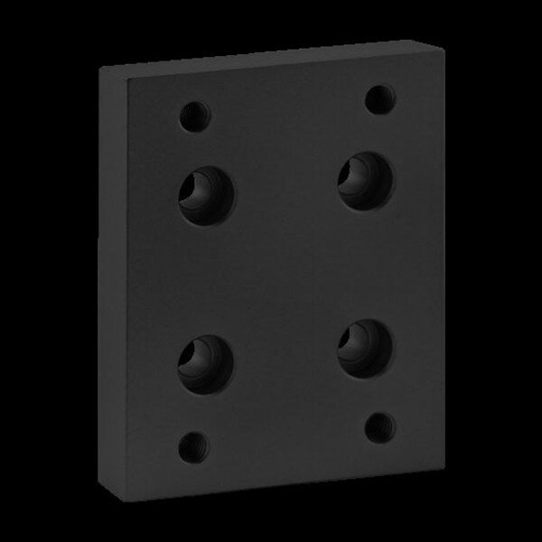 Flange Mount Caster Base Plate, 15 S