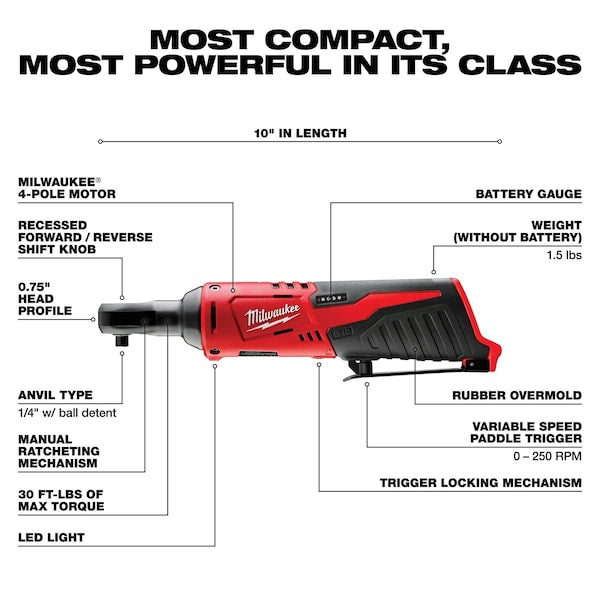 M12 Cordless 1/4