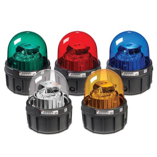 Warning Light, LED, Amber, 120VAC