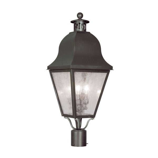 Amwell 3 Light Bronze Outdoor Post Top L