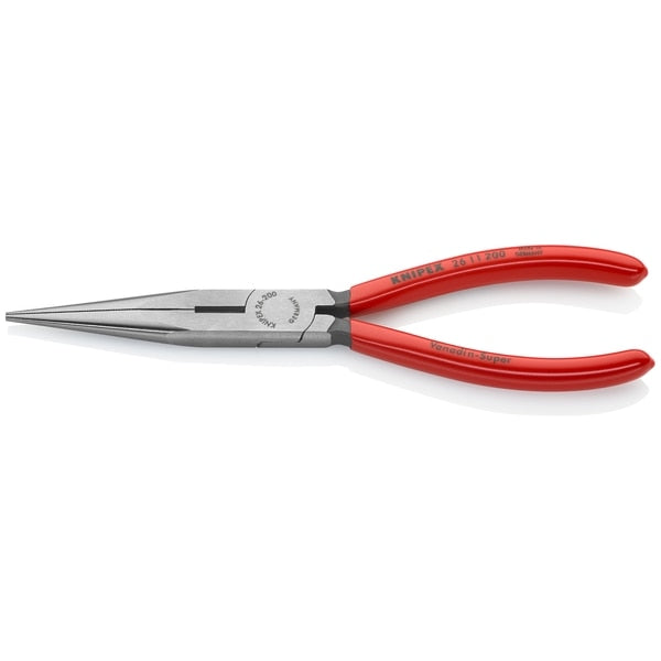 8 in Needle Nose Plier, Side Cutter Plastic Coated Handle