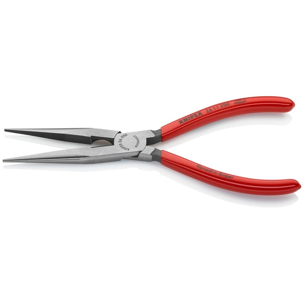 8 in Needle Nose Plier, Side Cutter Plastic Coated Handle