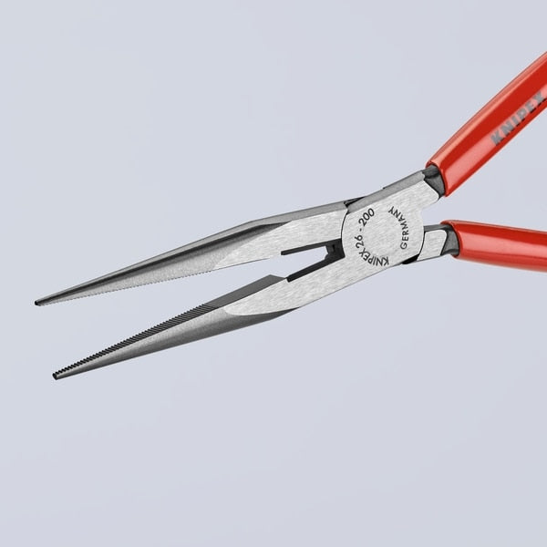 8 in Needle Nose Plier, Side Cutter Plastic Coated Handle