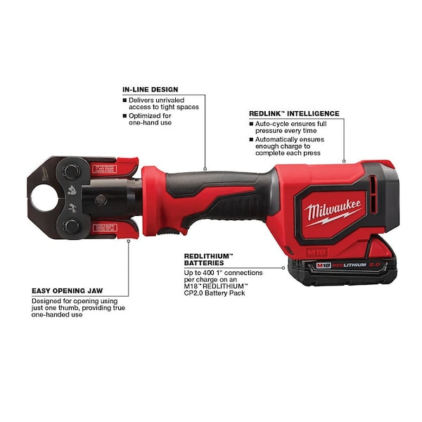 Cordless Press Tool Kit, 18.0V