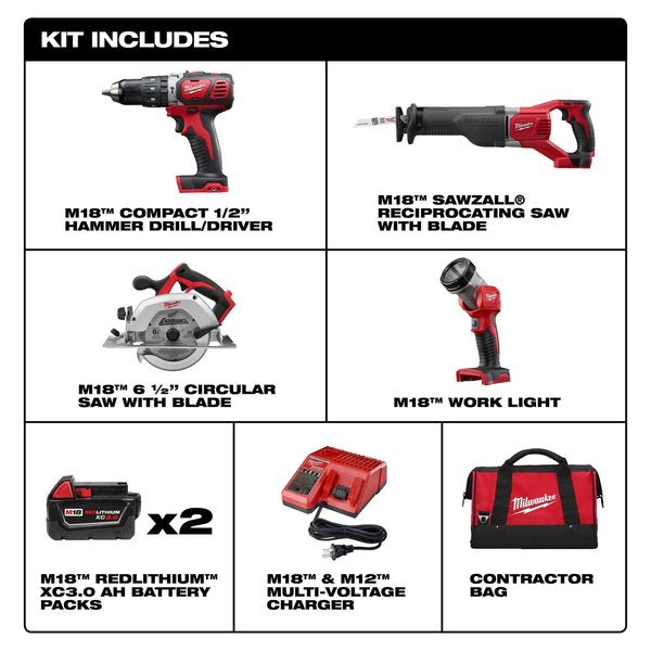 Cordless Combo Kit, Multi-Tool, Blower