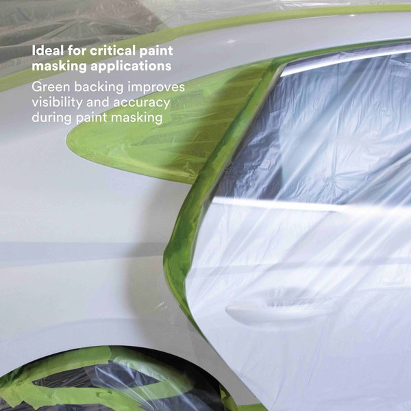 Masking Tape, Green, 3-25/32