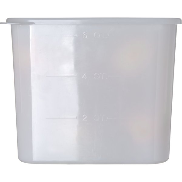 Storage Container, 6 qt., Wht, PK12