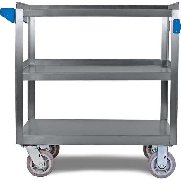 SS Utility Cart, 3 Shelf, 700 lb., 21x33
