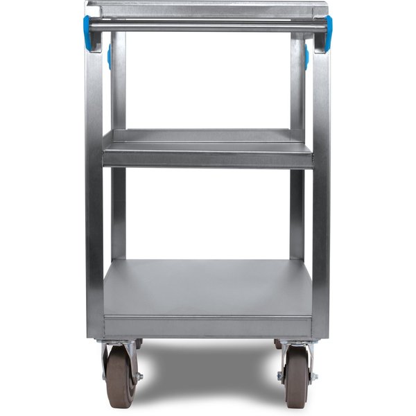 SS Utility Cart, 3 Shelf, 700 lb., 21x33