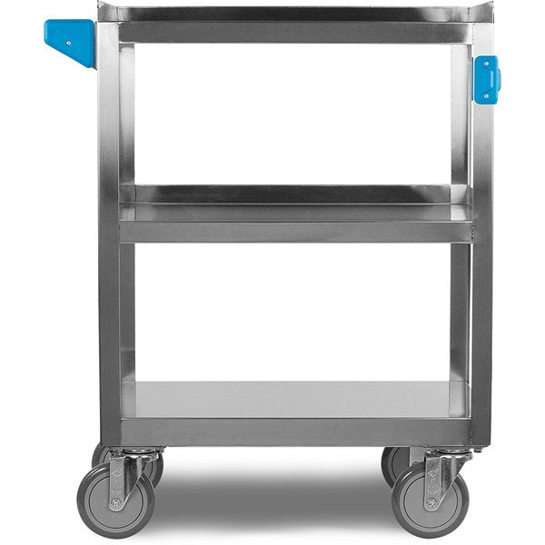 SS Utility Cart, 3 Shelf, 300 lb., 15.5x24