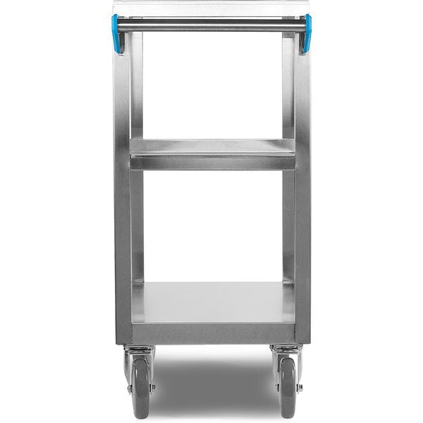 SS Utility Cart, 3 Shelf, 300 lb., 15.5x24