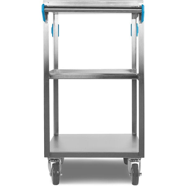SS Utility Cart, 3 Shelf, 500 lb., 18x27