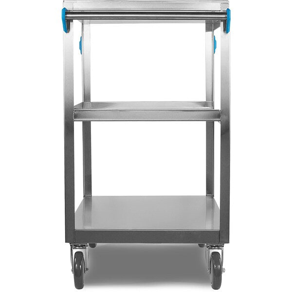 SS Utility Cart, 3 Shelf, 500 lb., 21x35